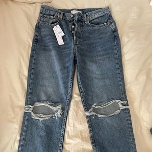 NEW Topshop High Rise Dad Jeans